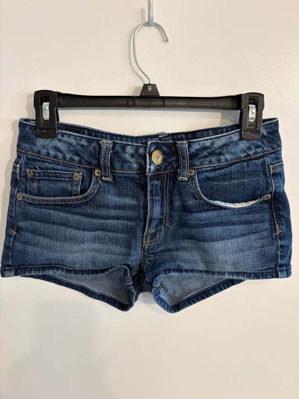 Y2K American Eagle Outfitters Stretch Denim Shorts Size 4